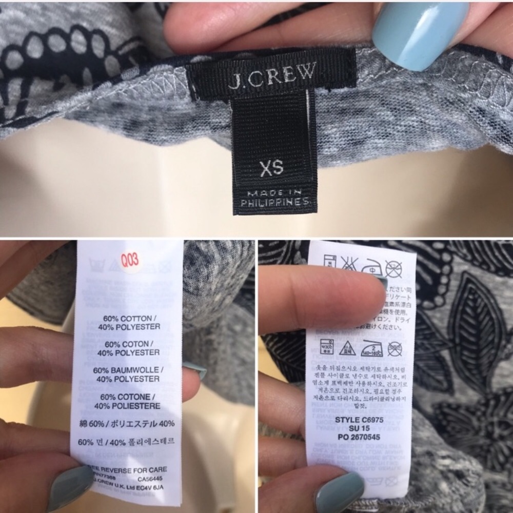 J. CREW Polynesian Floral Tank Top - Picture 6 of 7